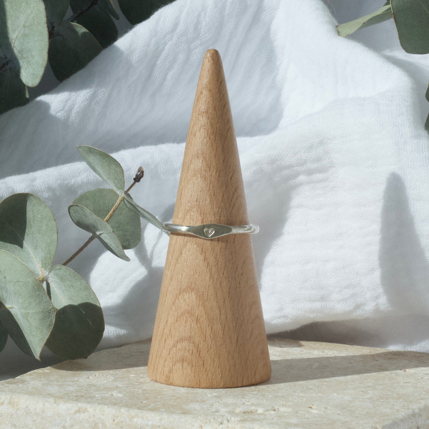 Silver Stamped Signet Ring