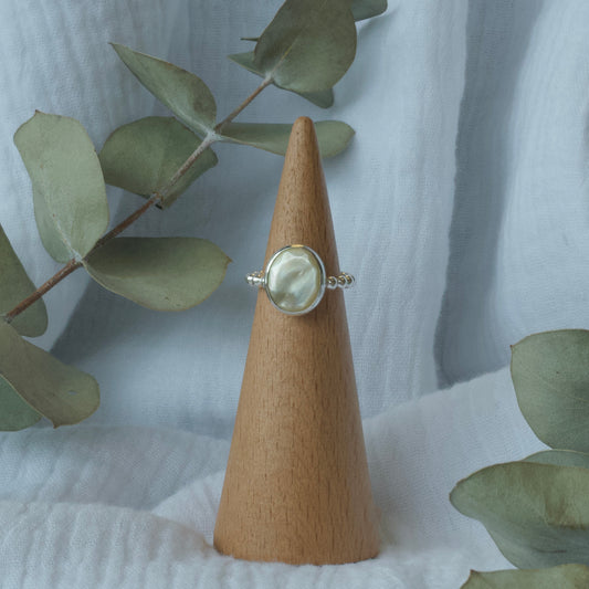 Mother Of Pearl Ring - 4