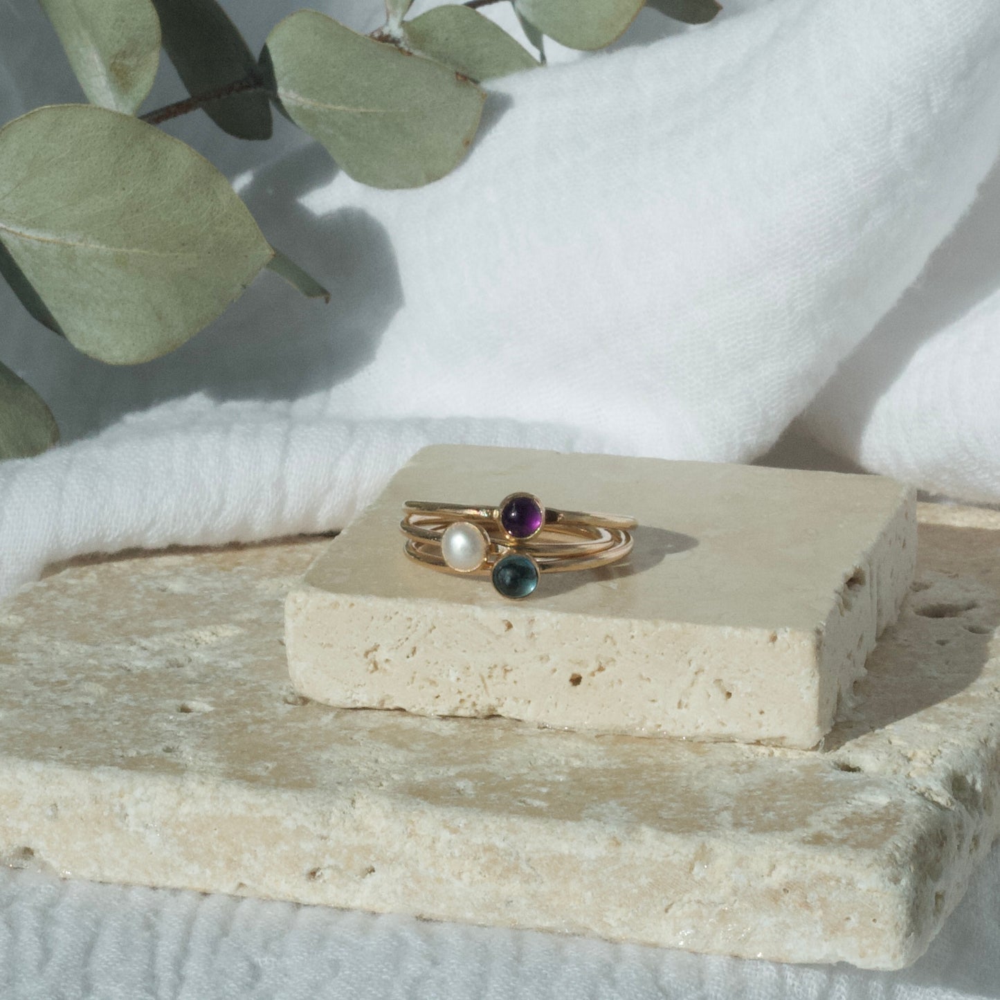 4mm Birthstone Ring