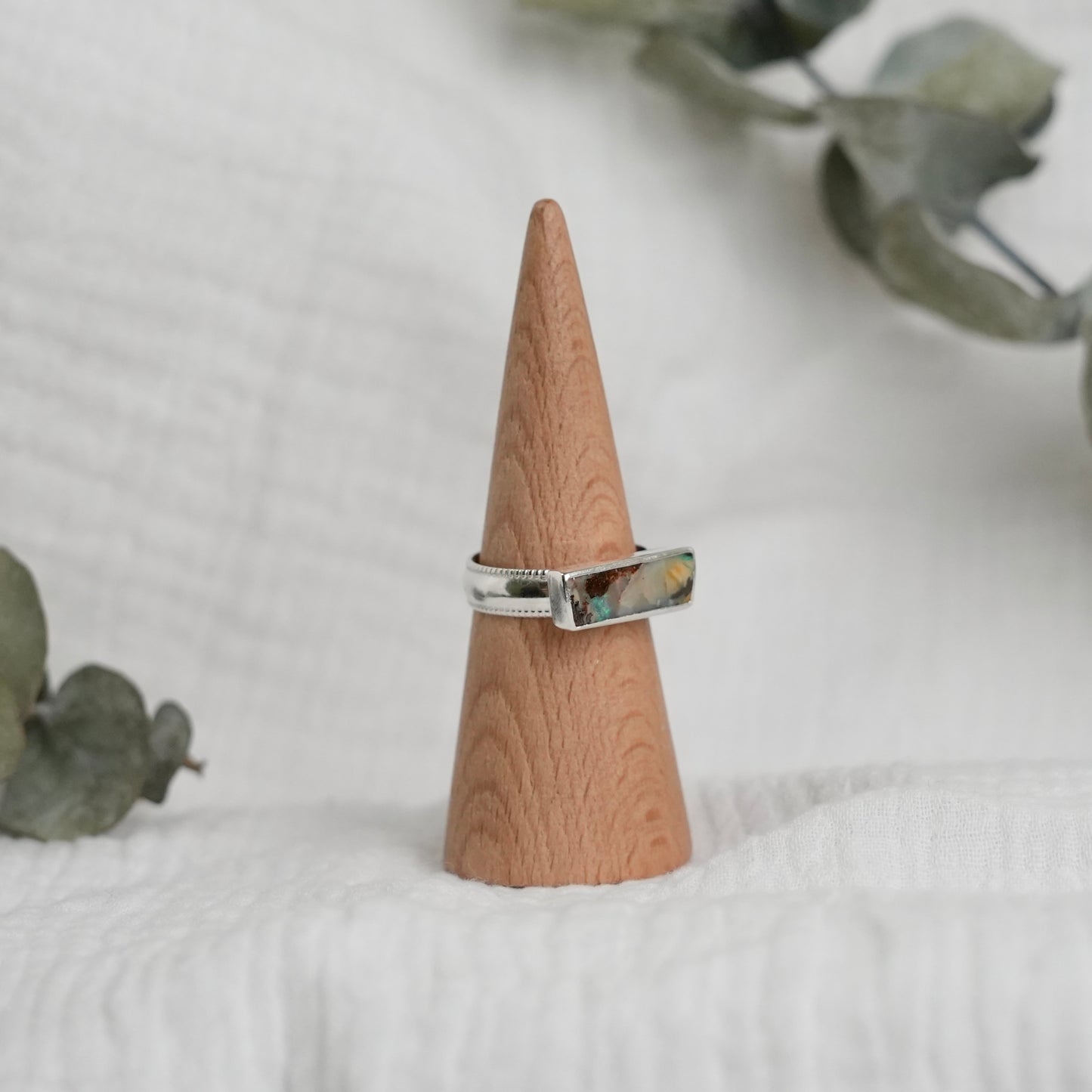 Boulder Opal Ring - 10.5