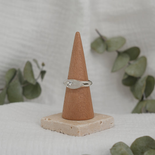 White Sapphire Ring - 11