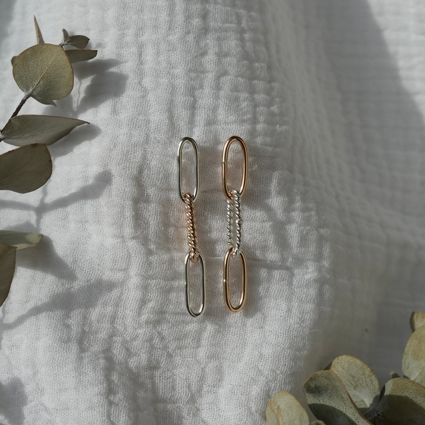 Twisted Paperclip Earrings
