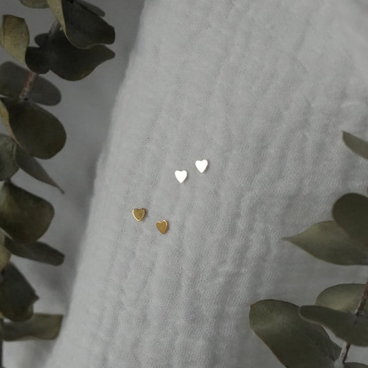 Baby Heart Studs
