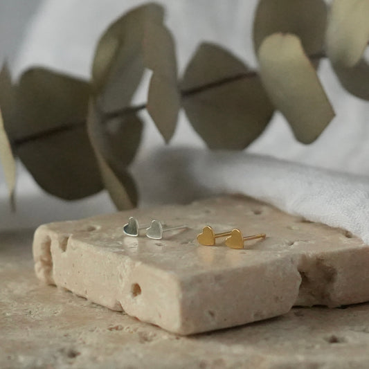 Baby Heart Studs