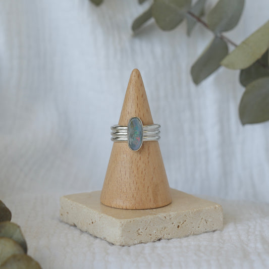 Australian Opal Ring - 7.5