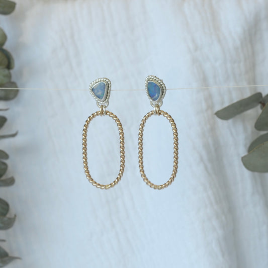 Australian Opal Earrings