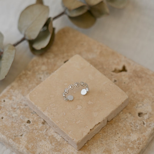 Anillo para el dedo del pie con margaritas