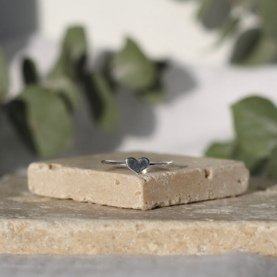 Silver Heart Ring