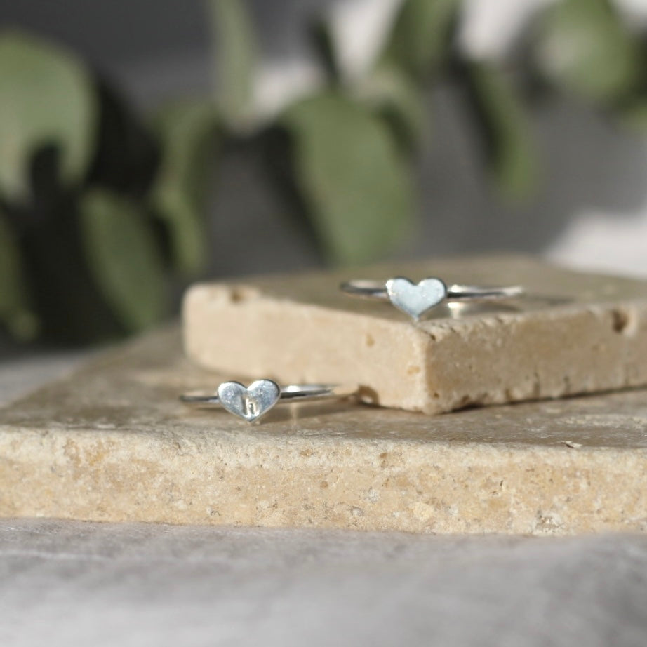 Silver Heart Ring
