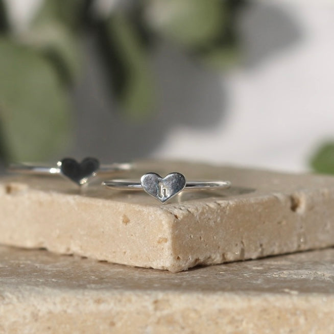 Silver Heart Ring