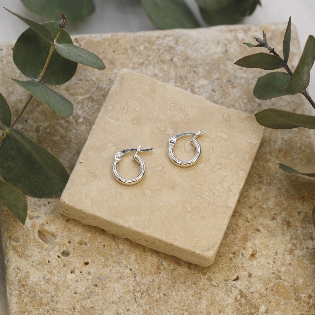 Silver Everyday Hoops