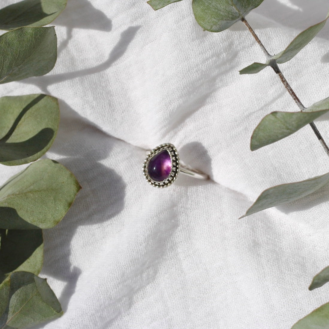 Anillo de amatista - 7,5