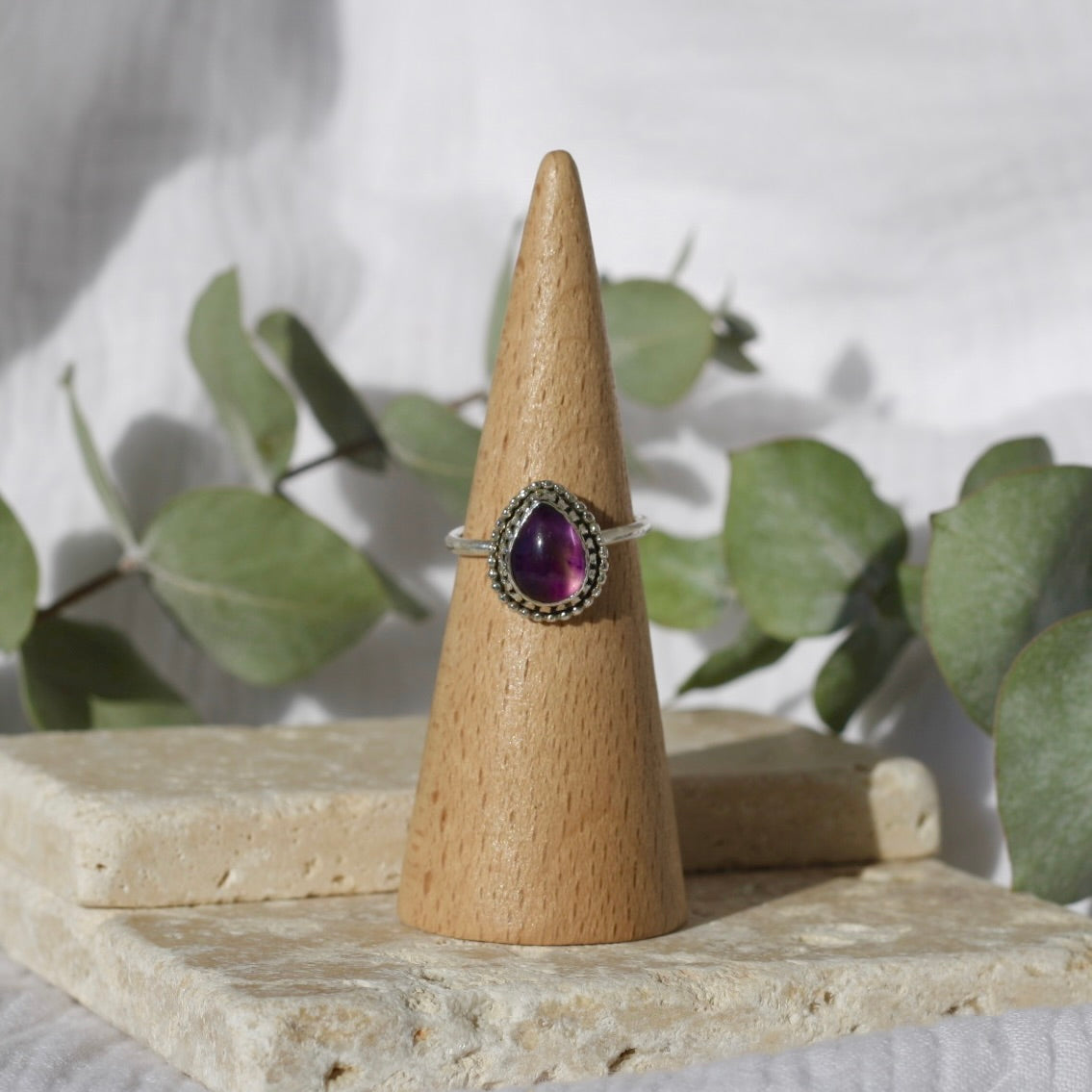 Anillo de amatista - 7,5