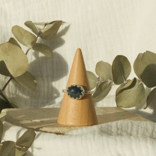 Blue Sapphire Ring - 9.5