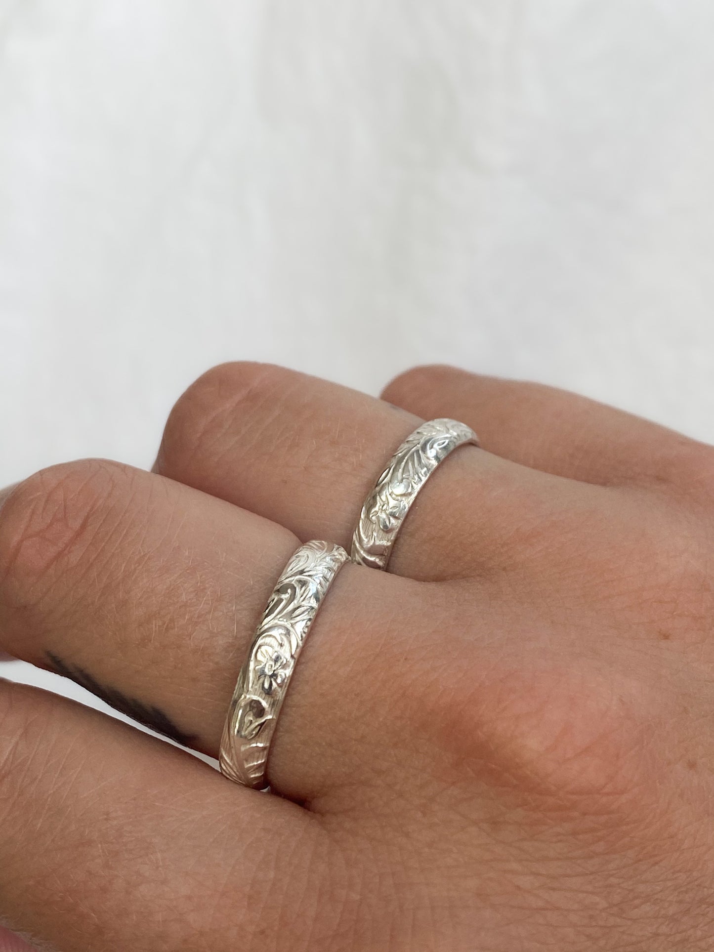 Silver Claudia Band