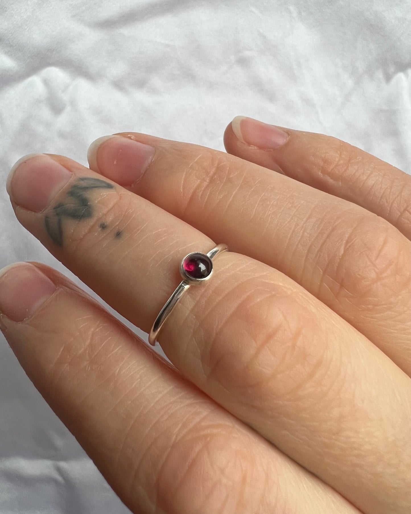 Rhodolite Ring