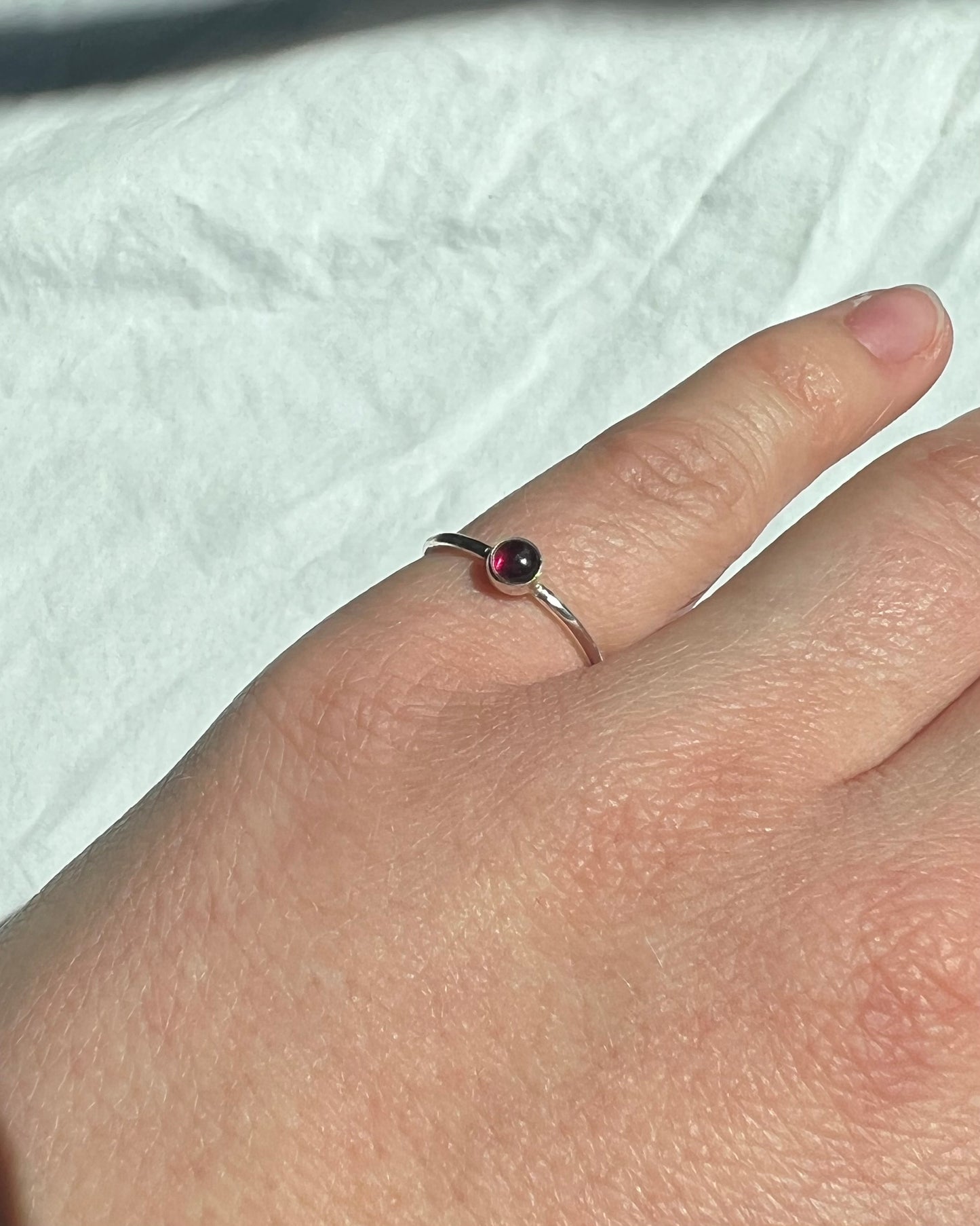 Rhodolite Ring