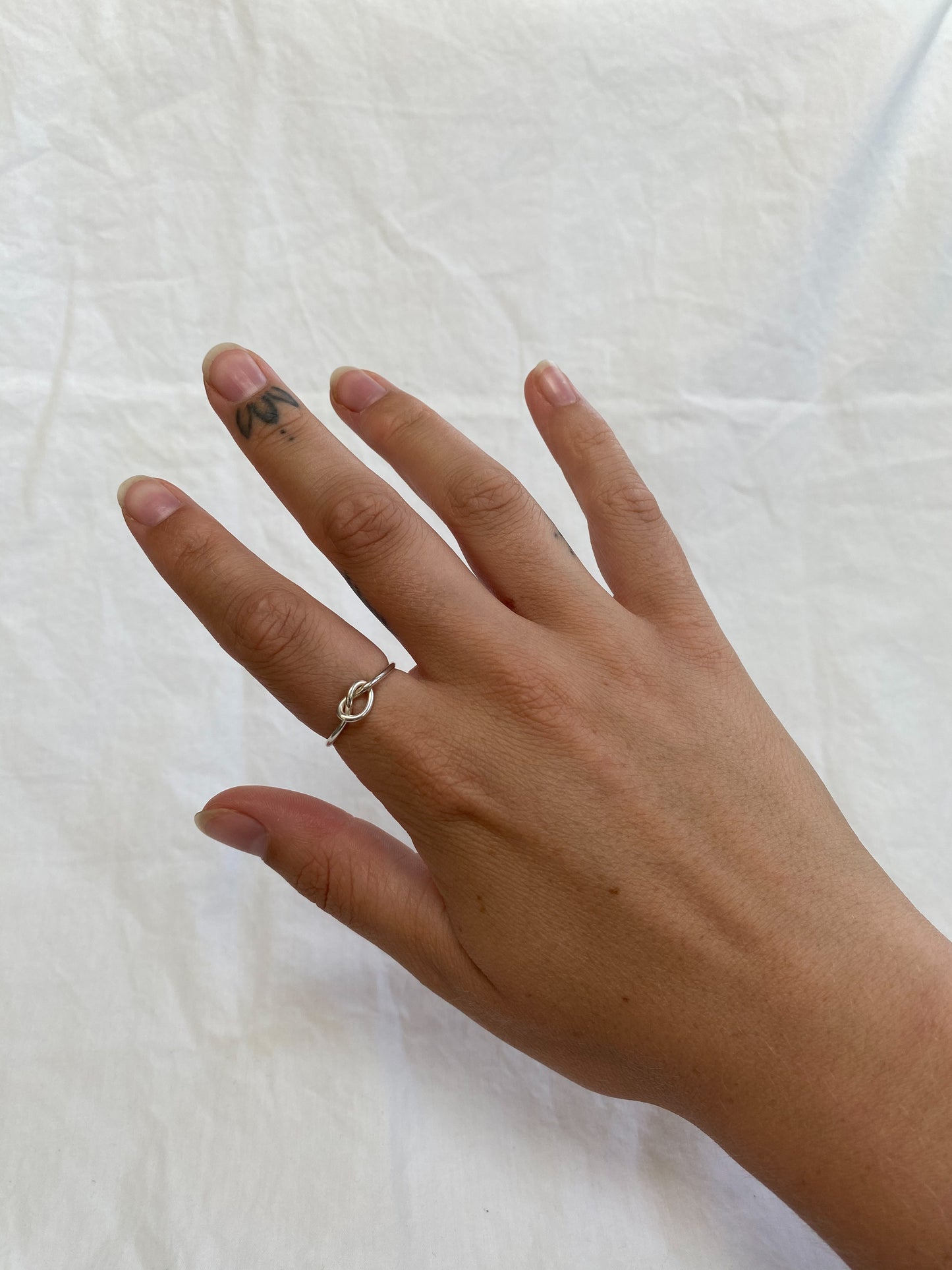 Silver Knot Ring
