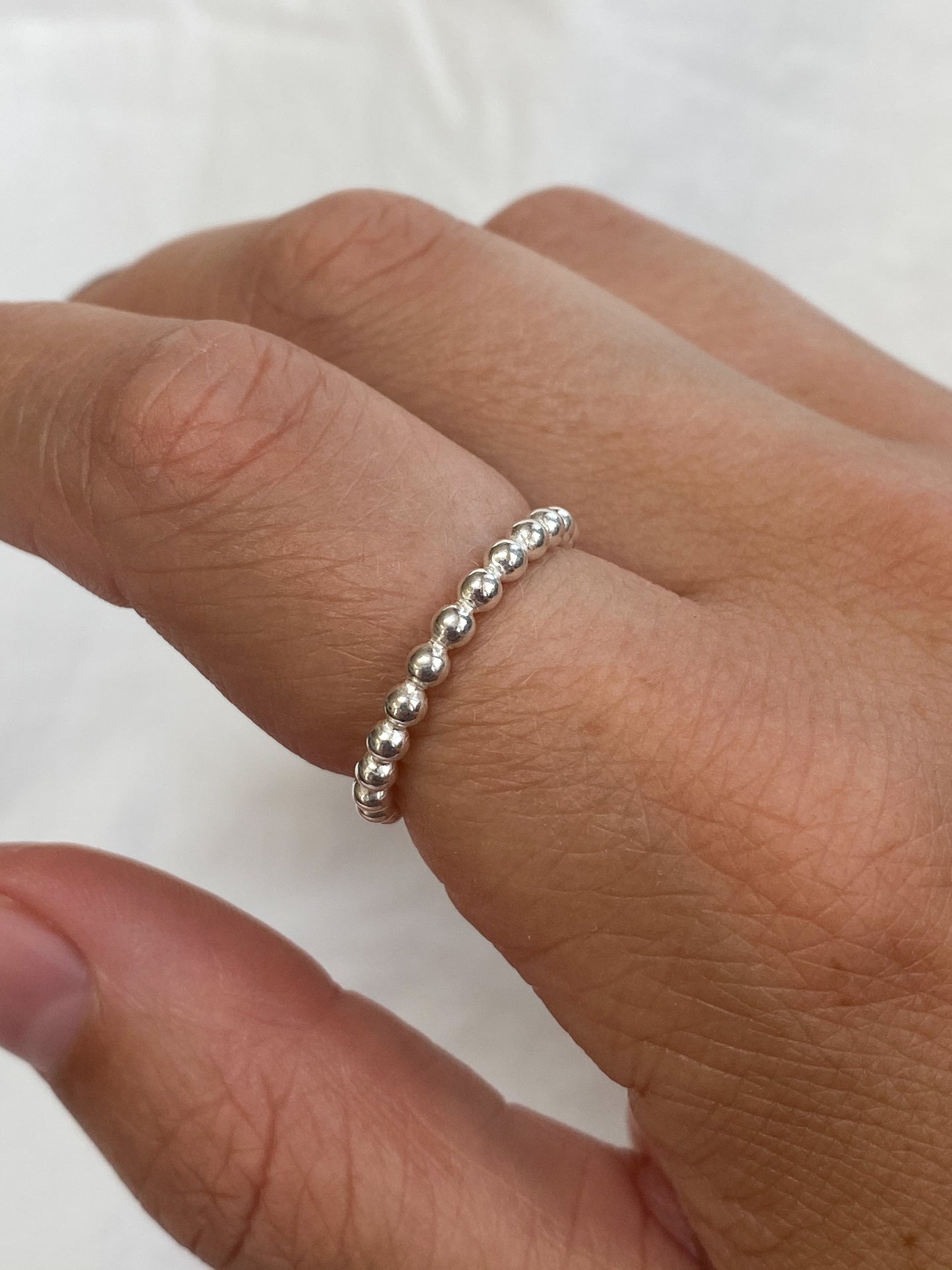 Silver Bubble Band
