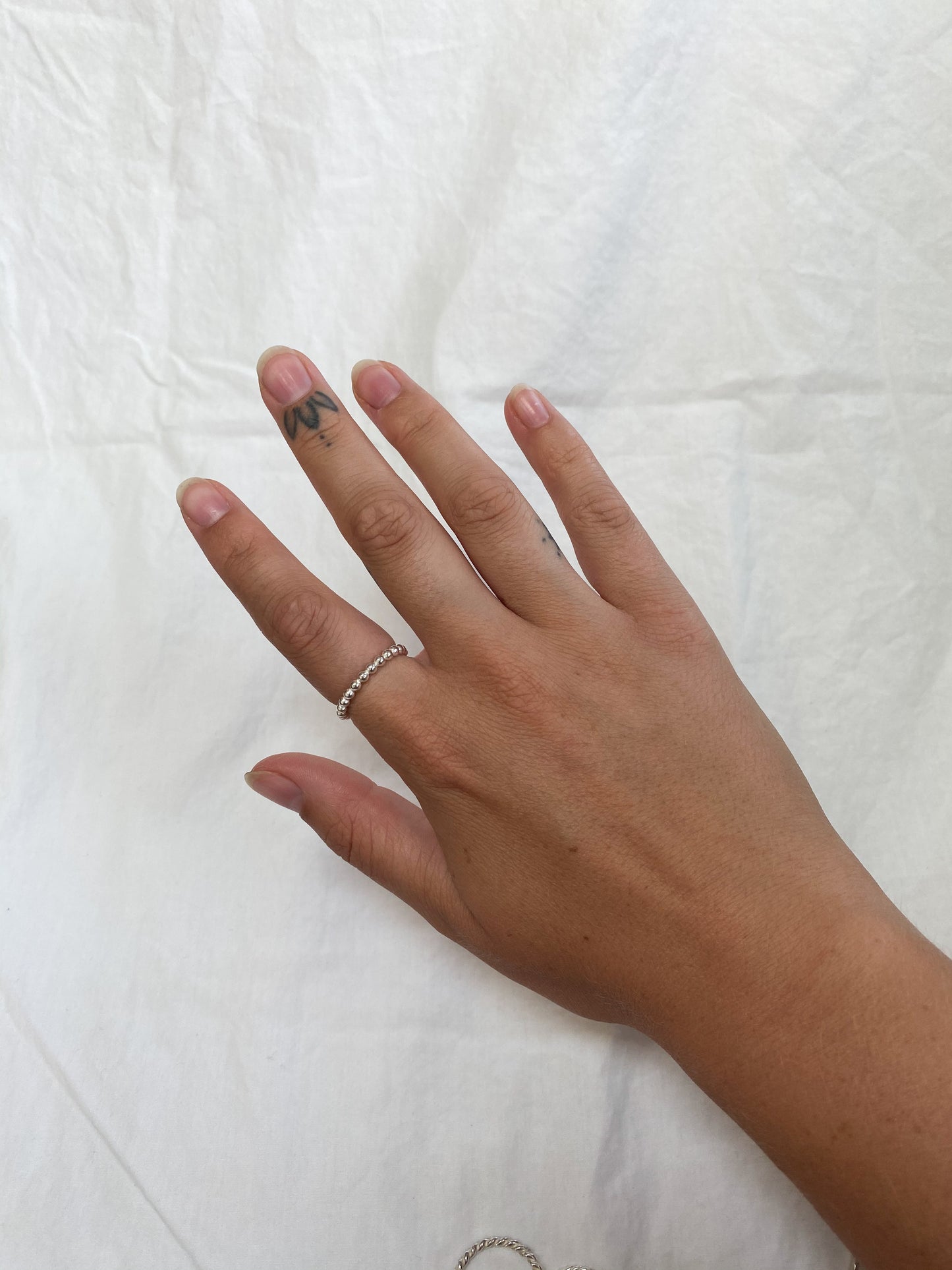 Silver Bubble Band