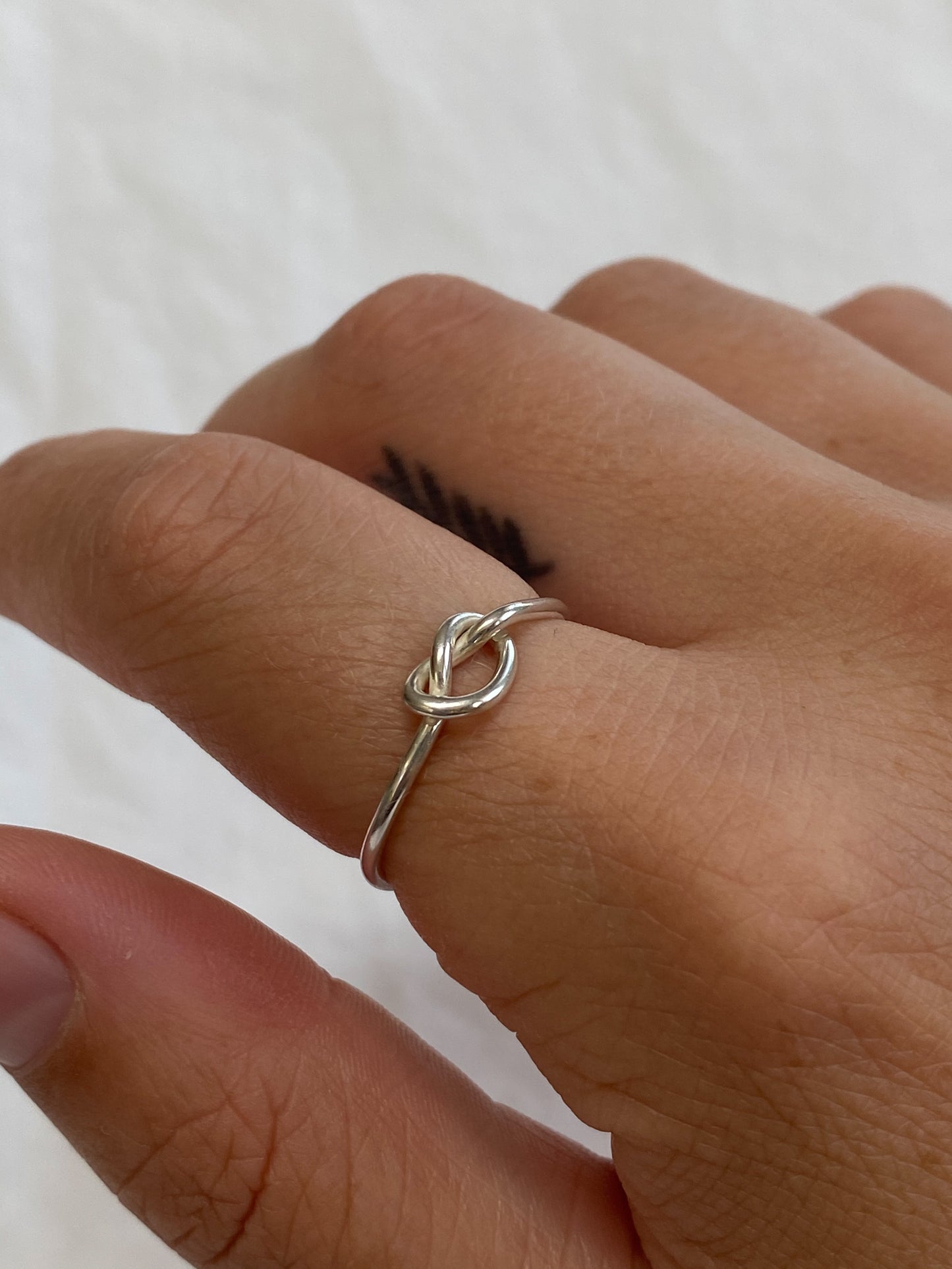 Silver Knot Ring