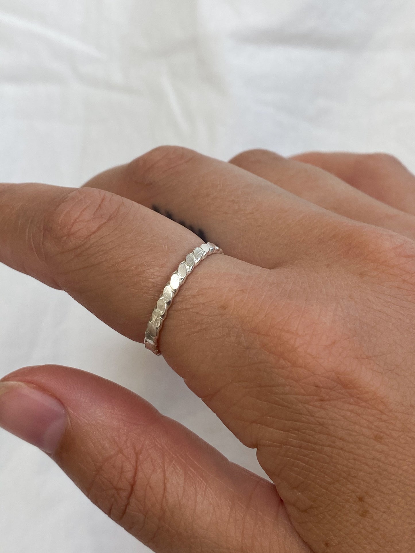 Hammered Twist Band
