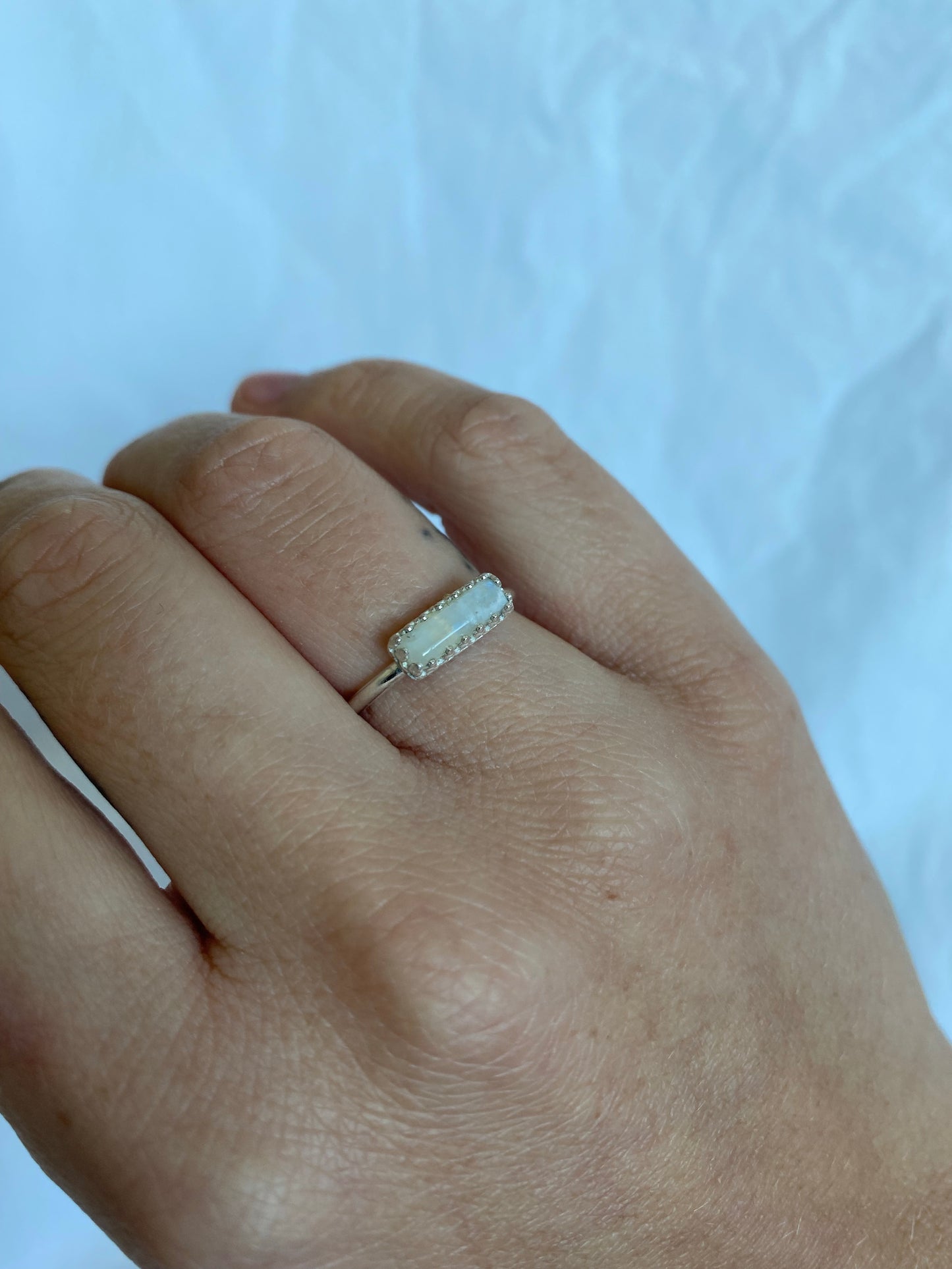 Rectangle Moonstone