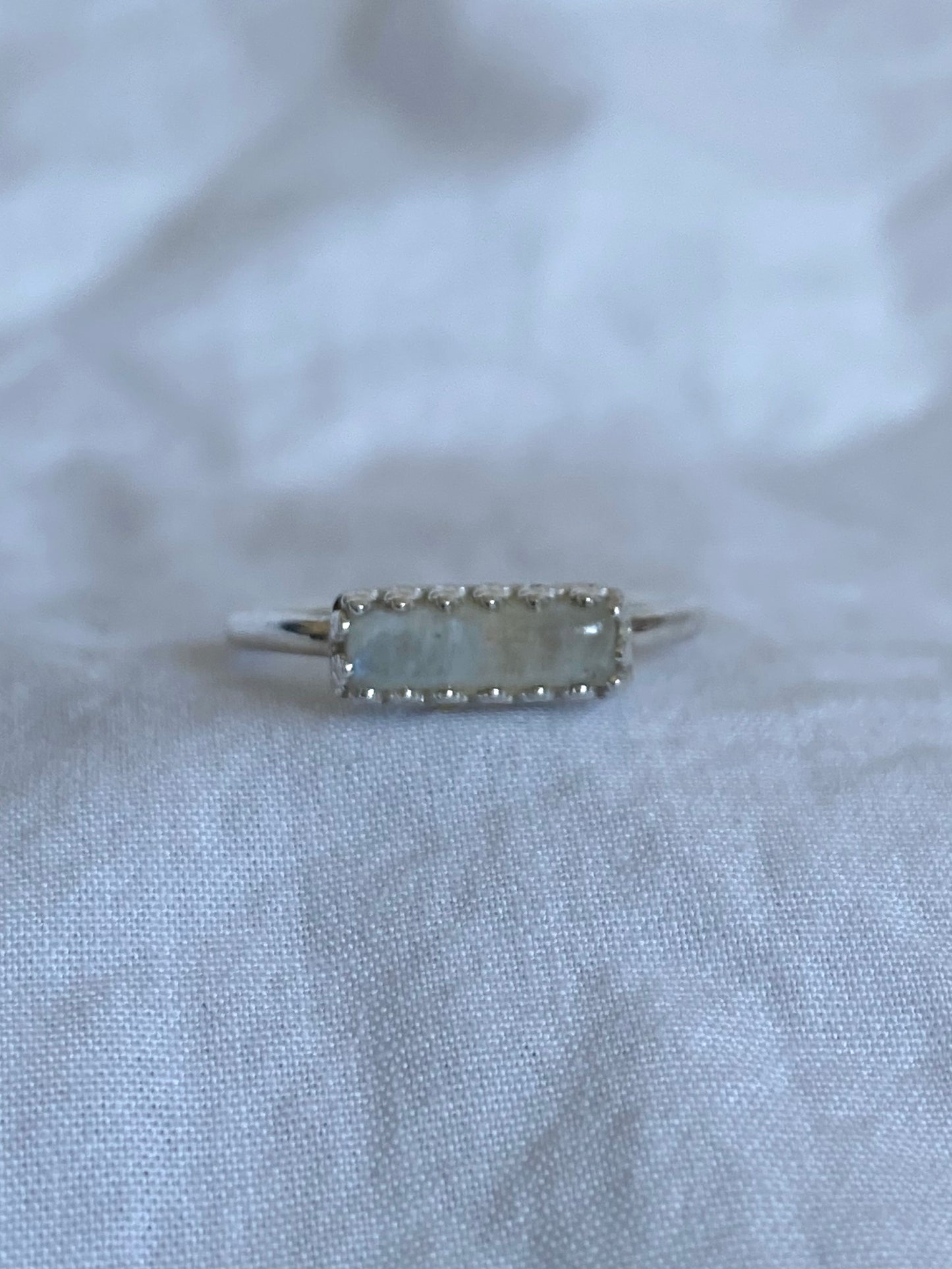 Rectangle Moonstone