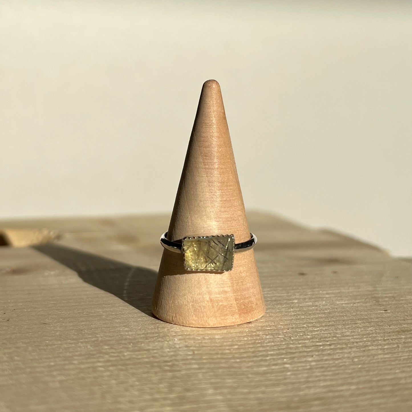 Rutilated quartz Ring - 8