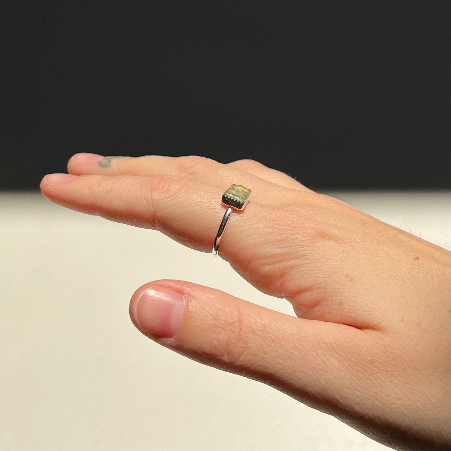 Rutilated quartz Ring - 8