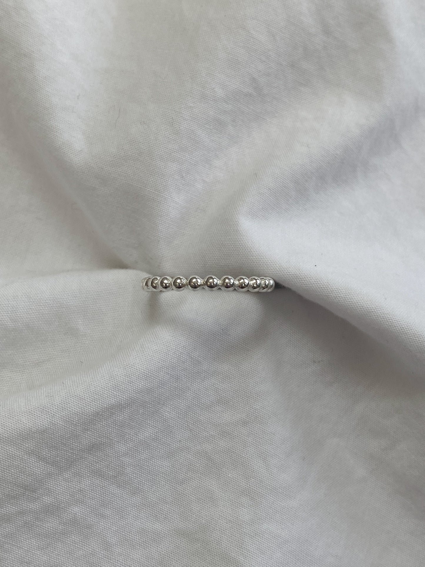 Silver Bubble Band
