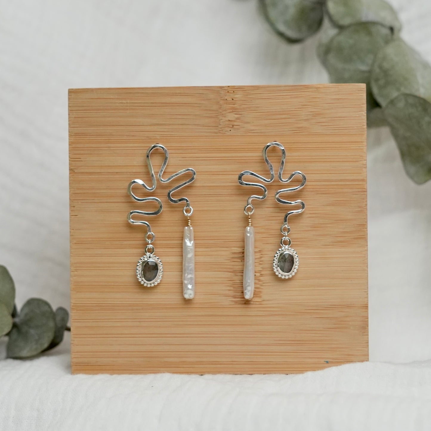 Labradorite Earrings