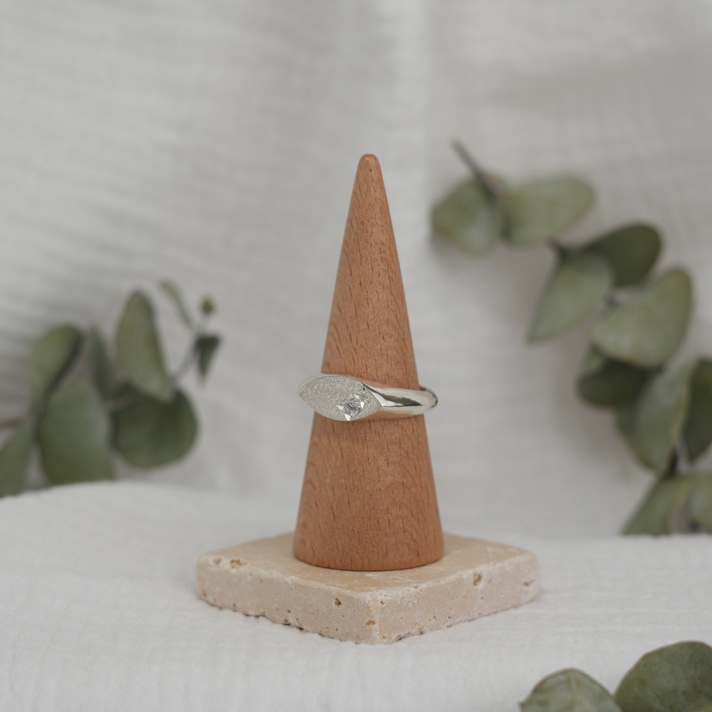 White Sapphire Ring - 11