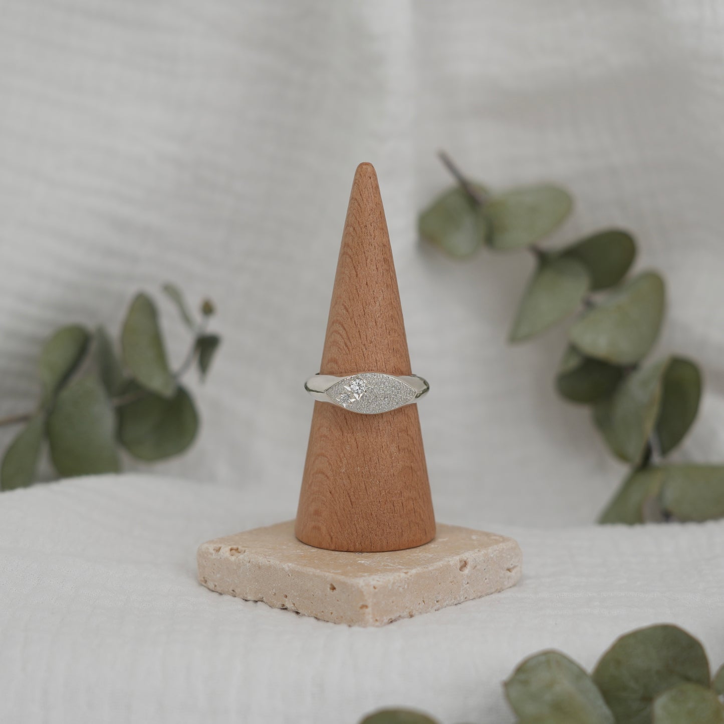 White Sapphire Ring - 11