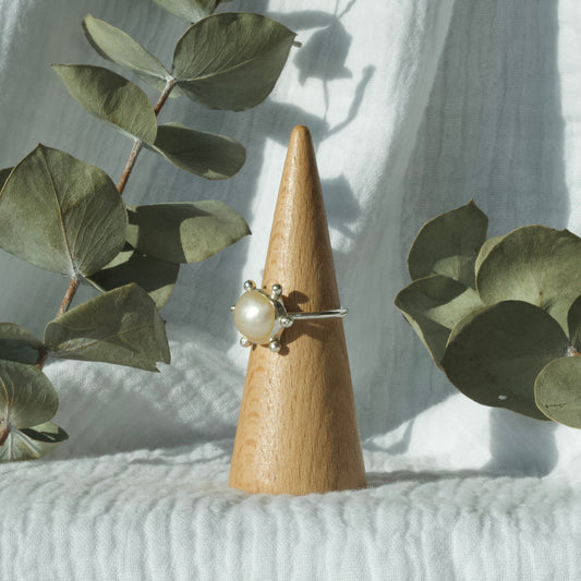Mother Of Pearl Ring - 8.25