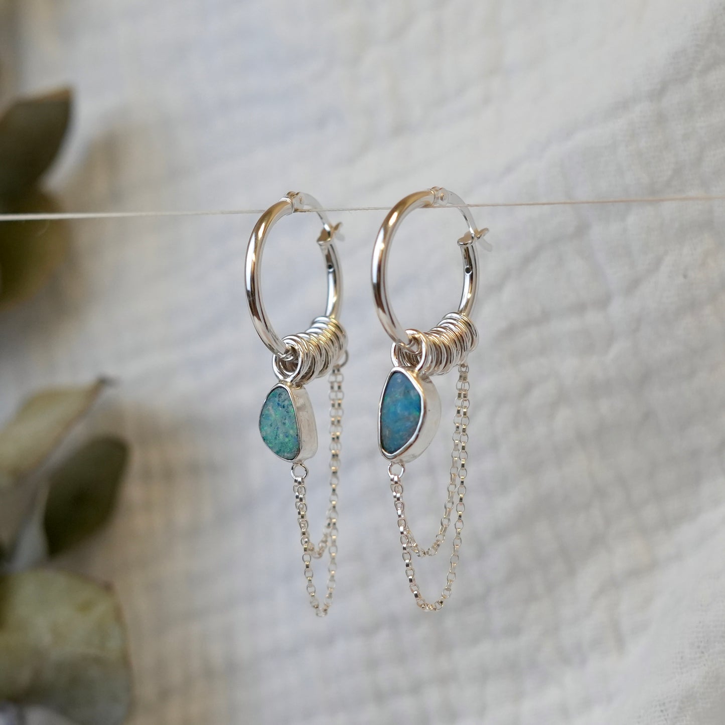 Australian Opal Earrings