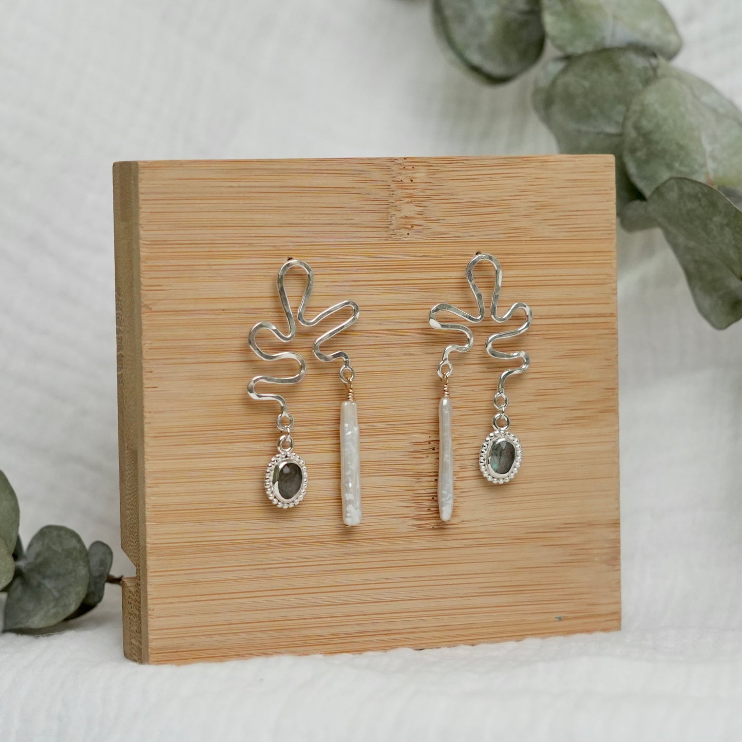 Labradorite Earrings