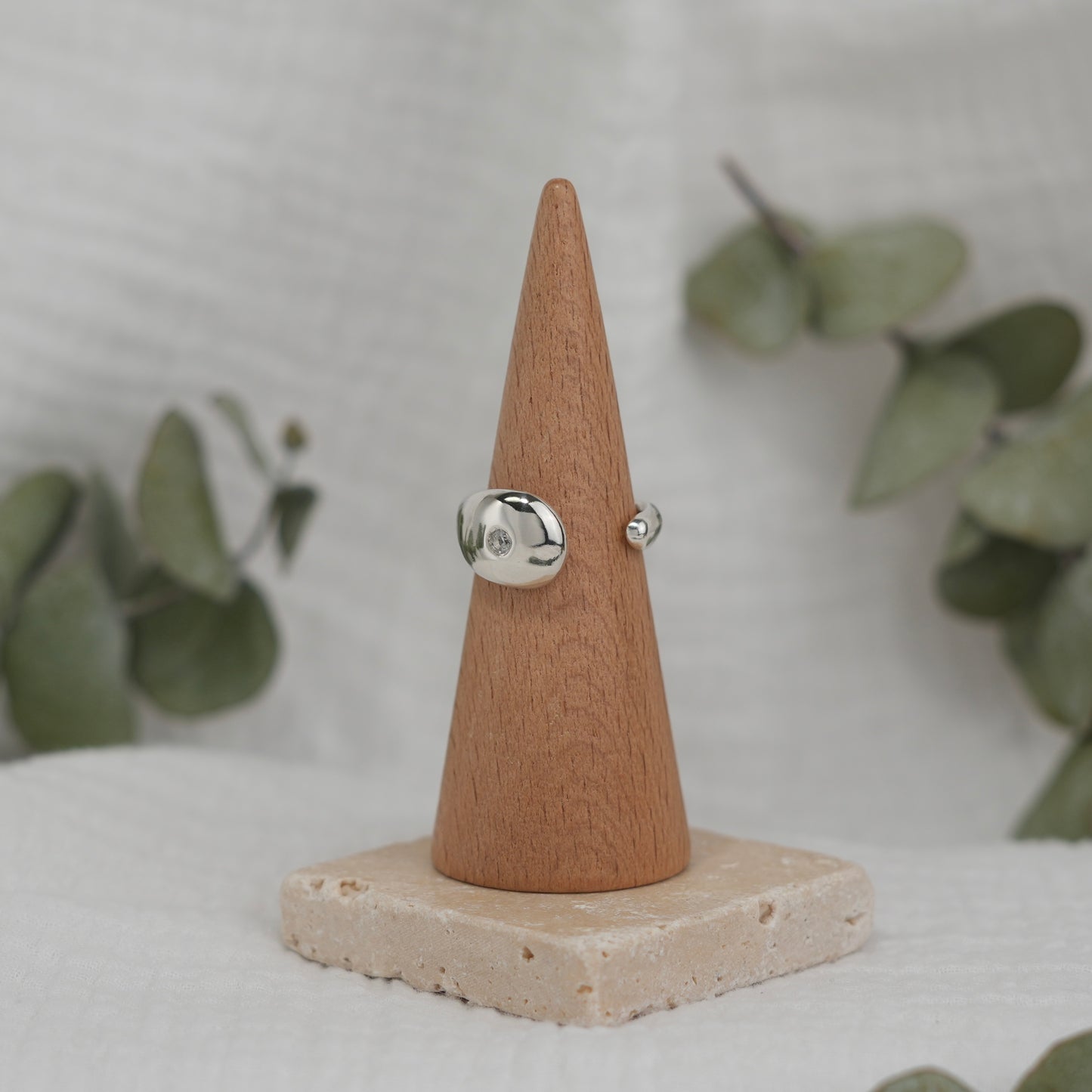 White Sapphire Ring - 8