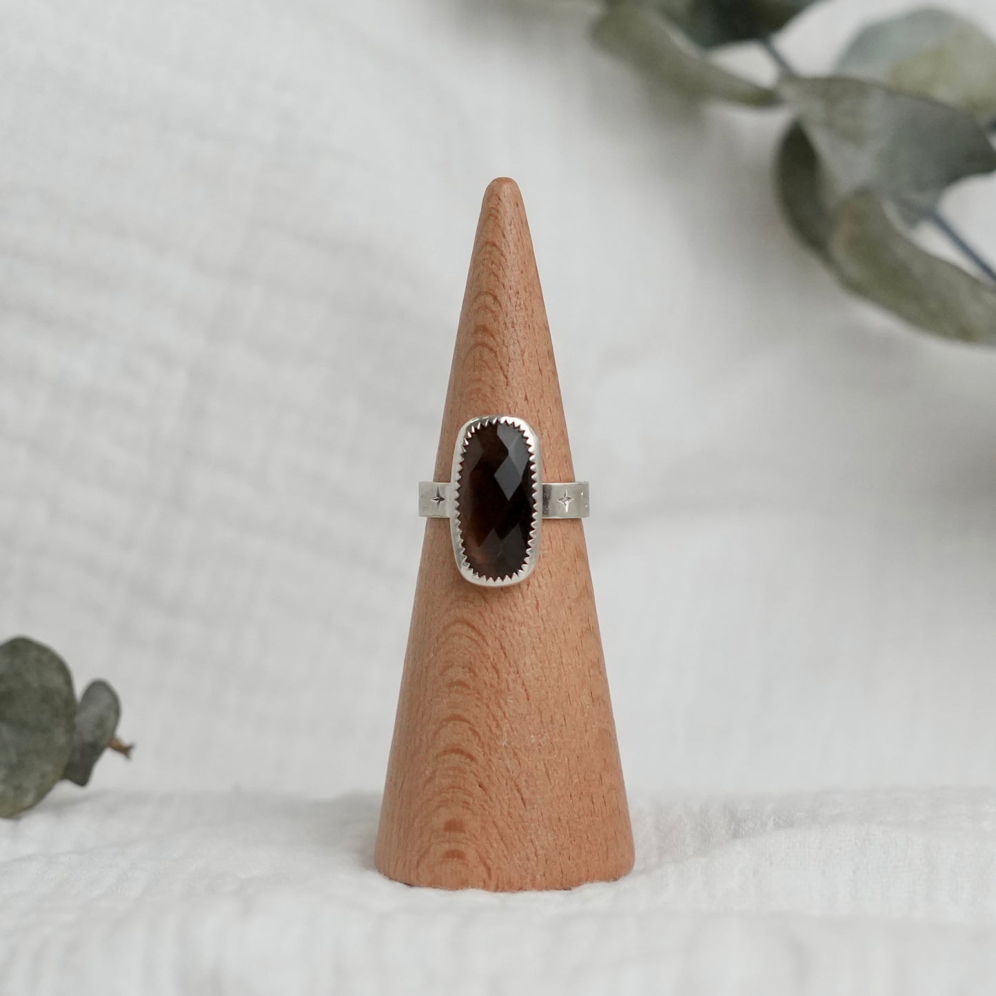Smokey Quartz Ring - 7