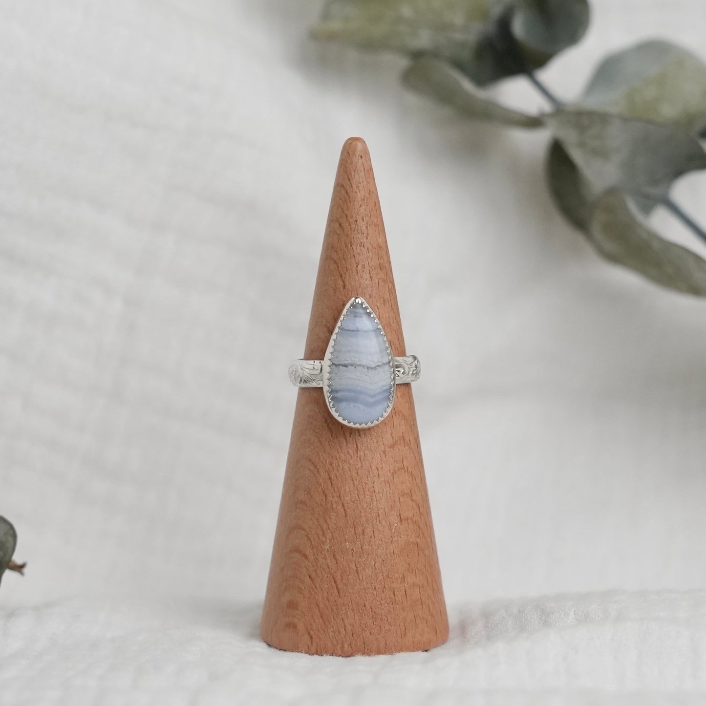 Lace Agate Ring - 7