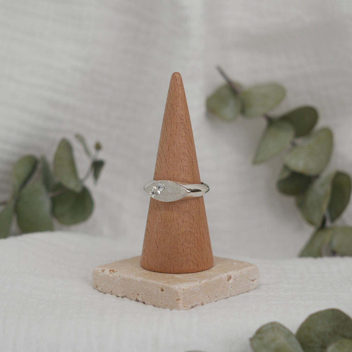 White Sapphire Ring - 11