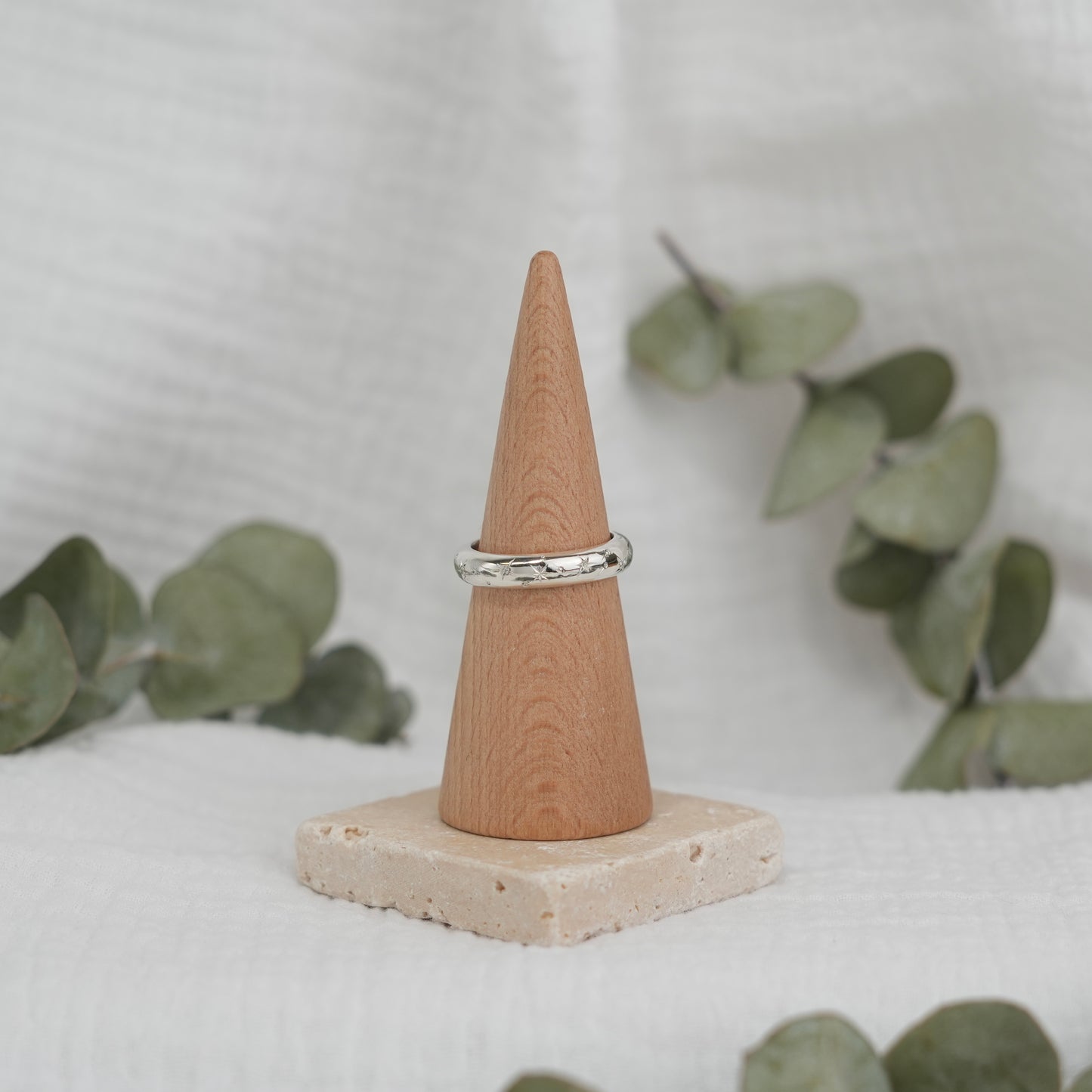 Hand Engraved Band - 9.5