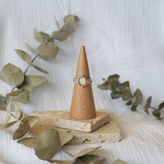 Anillo de ópalo etíope - 7,75 