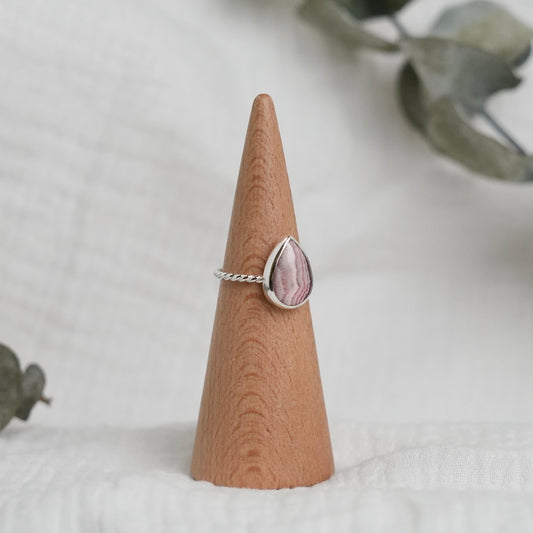 Rhodochrosite Ring - 6.5