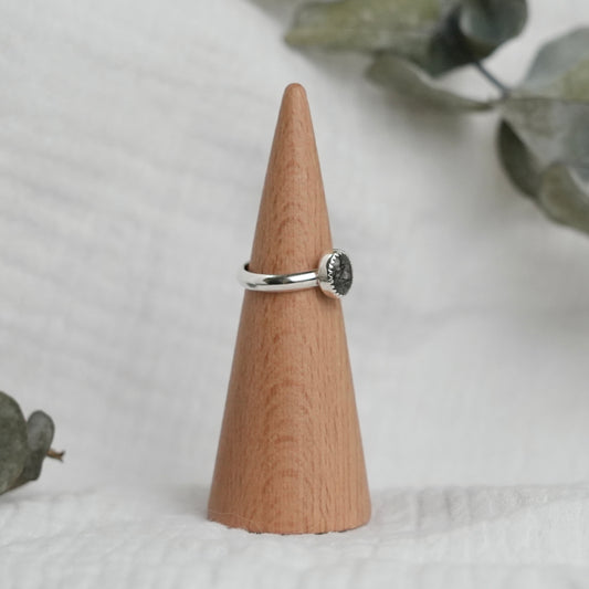 Tourmalited Quartz Ring - 5.5