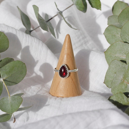 Garnet Ring - 9.5