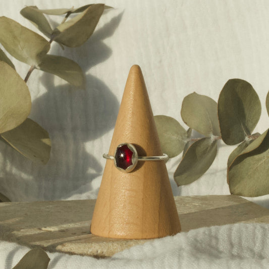 Anillo de rubí - 8,25 