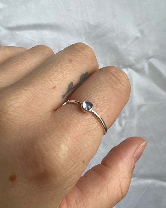 September droplet birthstone ring sale